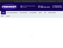 Tablet Screenshot of forkwest.com.au